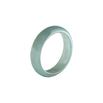 MY WORLD BEGINS AND ENDS WITH YOU Glutinous Jade Jadeite Rings Unisex