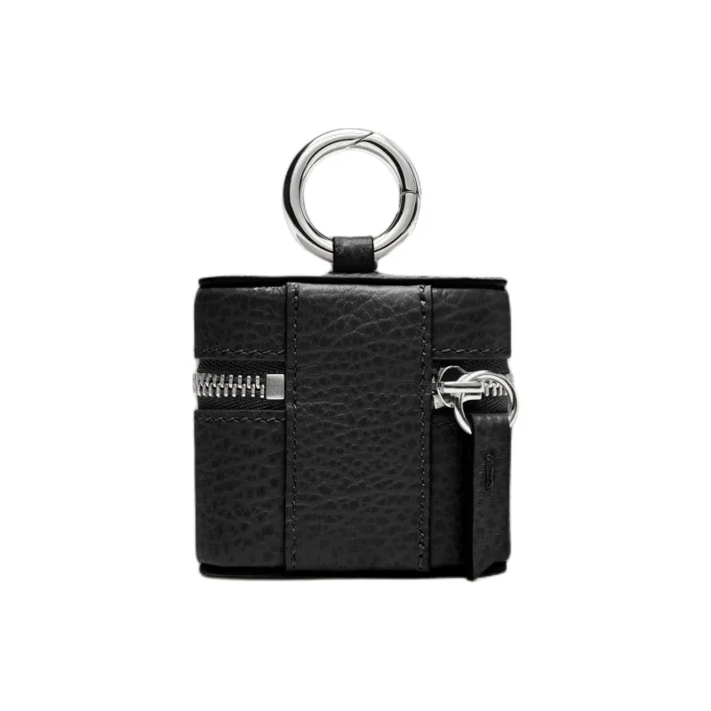 Maison Margiela Calfskin Earphone Case Women's Black-2