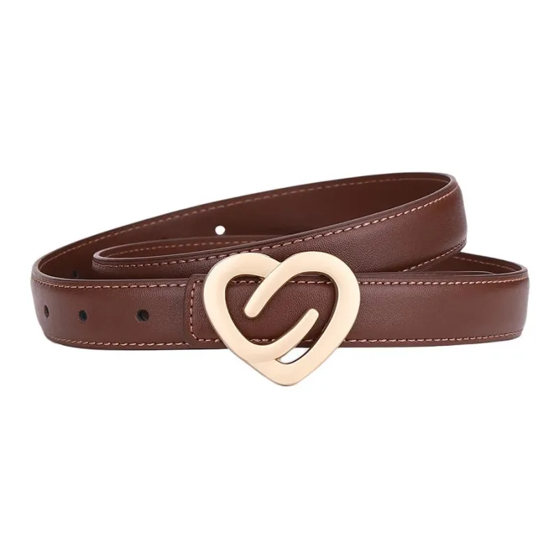 TUCANO Cow Split Leather Belts Women's Width  2.5cm-9