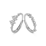 Sweetheart Princess Ring 1 Pair