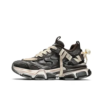 REPUSEN Slip Resistant, Abrasion Resistant, Breathable, Height Increasing Low Top Chunky Sneakers