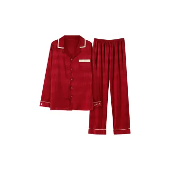 Jovini Pajama Set Men's Gift Box Set Red
