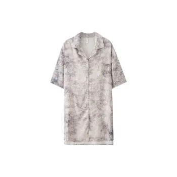 Qin Jing Nightgown Women's Gray