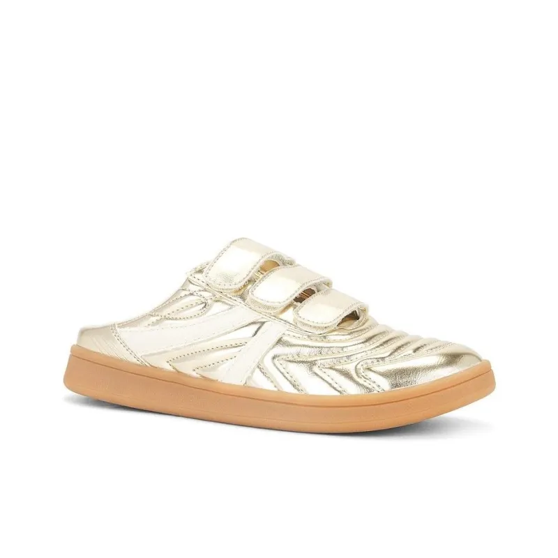STEVE MADDEN Wrap-toe Slippers Women's Gold-2