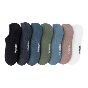 MIIOW No Show Socks Men's 5 Pack Mixed Color