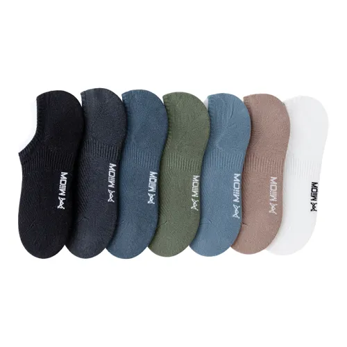 MIIOW No Show Socks Men's 5 Pack Mixed Color