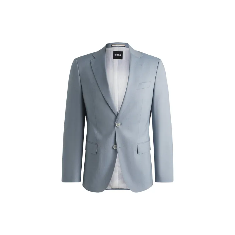 HUGO BOSS Business Suit Coat Men's Light Blue-0