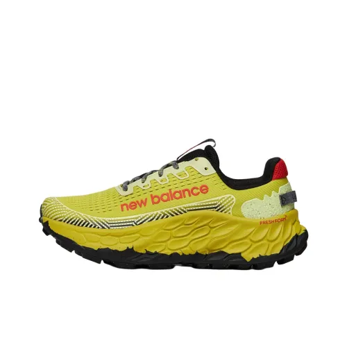 New Balance NB Fresh Foam X More Trail V3 Anti Slip Wear Resistant Low Top Trail Running Shoes Men's Yellow Green