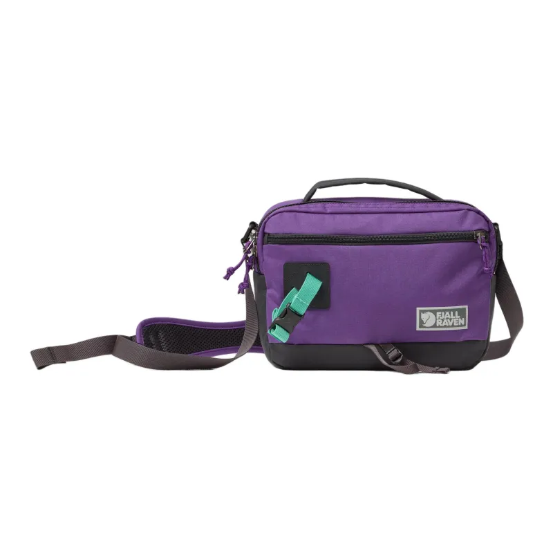 Fjallraven Polyamide One Shoulder Handbag Unisex Violet & Coal Black-1