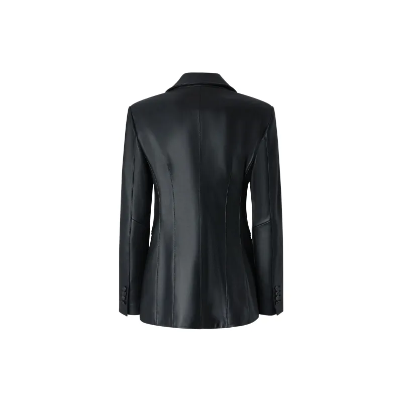 PINKO Leather Blazer-1