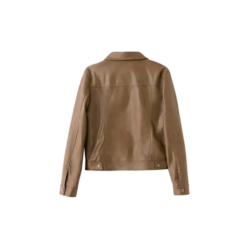 Fele.d Leather Jackets Women's-7