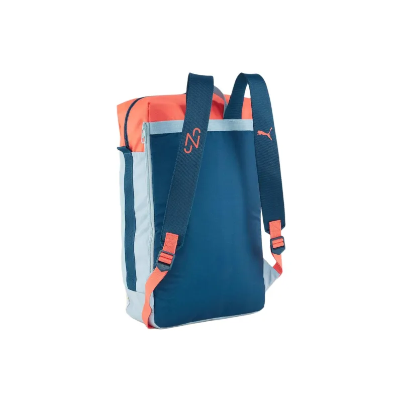 PUMA NEYMAR JR Collaboration Polyester Backpack Regular Unisex 1White & Orange-1
