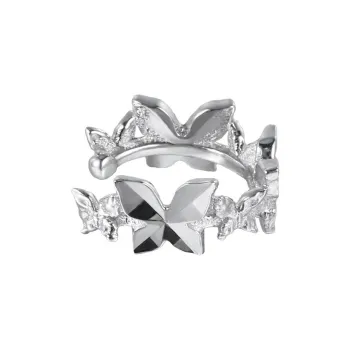 Eclater 925 Sterling Silver Clip On Earrings Women's
