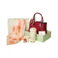 「Auspicious Clouds Embroidery Bag-Yinghong」+Silk Scarf+Insulated Cup+Black Tea