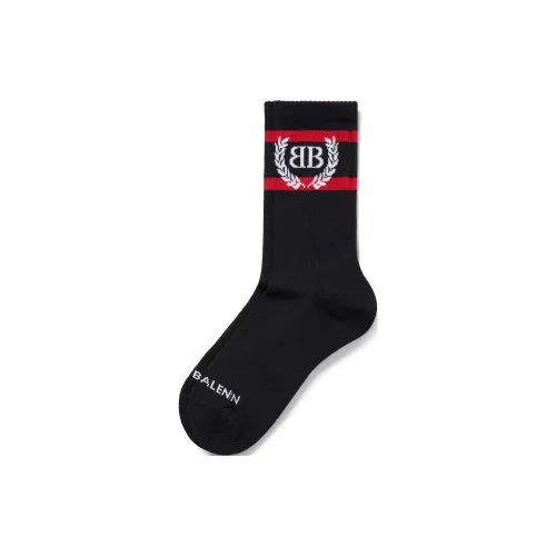 Balenciaga Mid-Calf Socks Men's 1 Pack Black