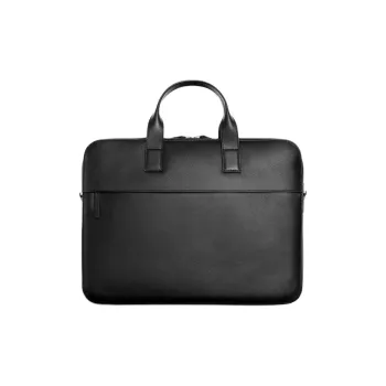 ZARA Cow Leather One Shoulder Portable Briefcase Regular Men's Black