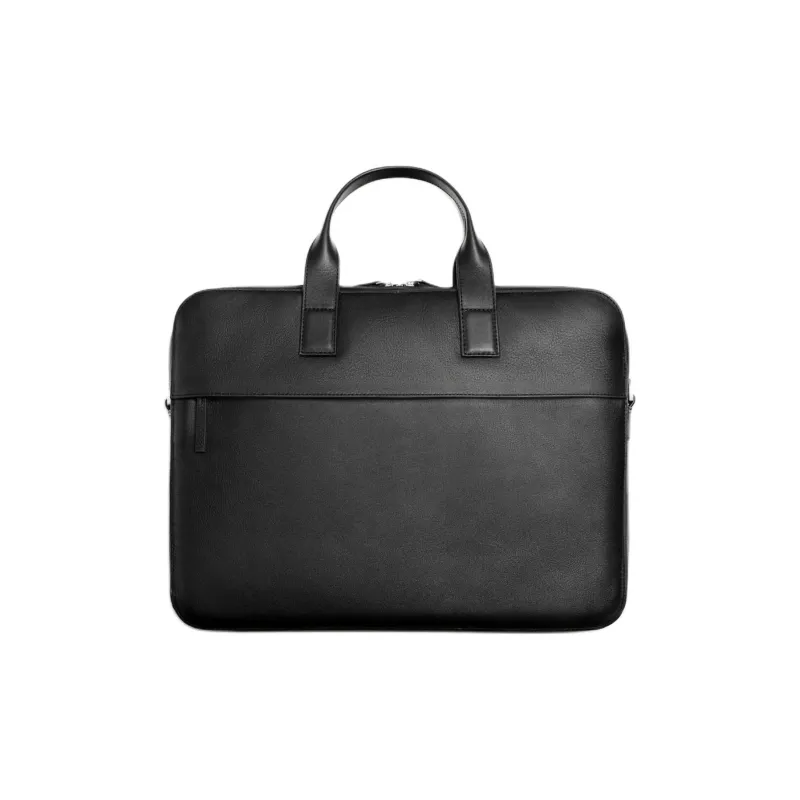 ZARA Cow Leather One Shoulder Portable Briefcase Regular Men's Black-0