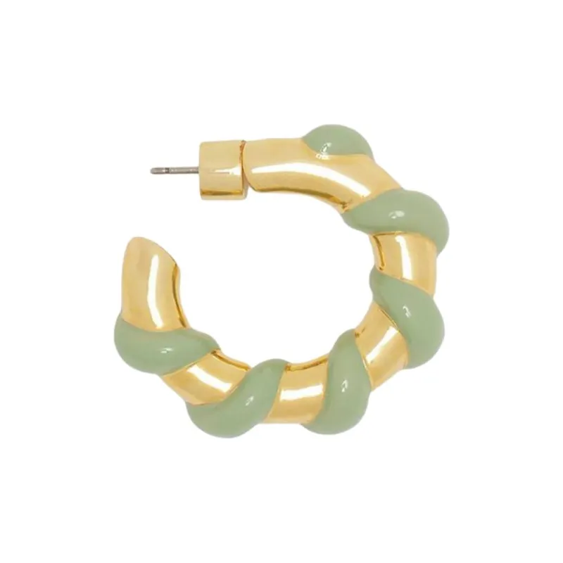 Lanvin Twist Hoop Earrings-2