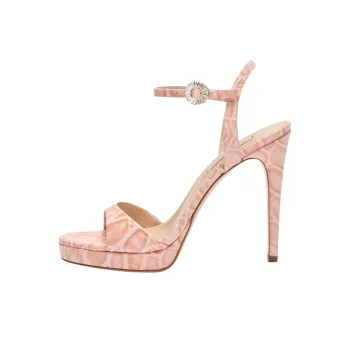 Casadei Michelle Jurassik Strap Sandals 10cm Women's Pink