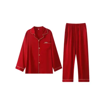 Jovini Pajama Set Men's Gift Box Set Red