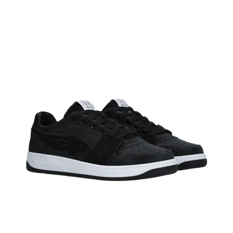 ENTERPRISE JAPAN Low Top Skateboard Shoes Men's Black-2