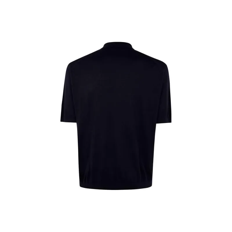 JOHN SMEDLEY Polo Shirt Men's Marine Blue-1