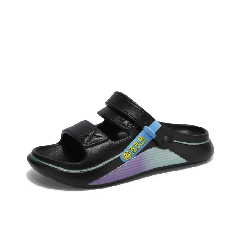 Budding Bear Cut-Out Slip-Resistant Odor-Resistant Slide Slippers Unisex-67