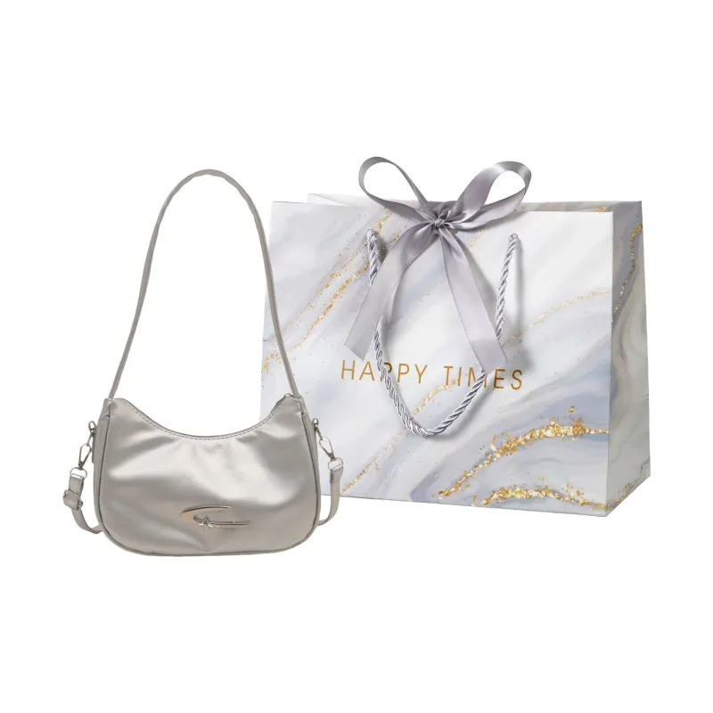 Miss Angel PU Handbag, Crossbody Bag, Shoulder Bag Women's White Silver Black Pink-19