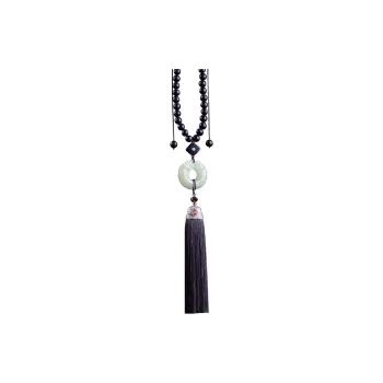 AQI Pendants Pale Greenish White Jade Unisex