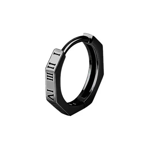 GUDUD Titanium Steel Earrings Men's-5