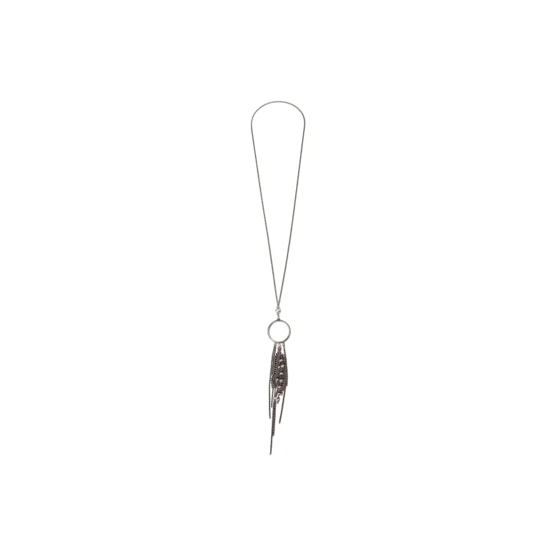 Ann Demeulemeester Metal, Glass, Silver Necklaces Women's Silver-1