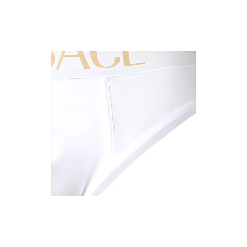VERSACE Men's FW21 Logo Briefs 1 Packs White-3