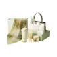 「Auspicious Clouds Embroidery Bag-Elegant White」+Silk Scarf+Insulated Cup+White Tea+Hand Cream
