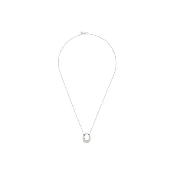 TOM WOOD Recycled Sterling Silver Rhodium-Plated Necklaces Men's Silver