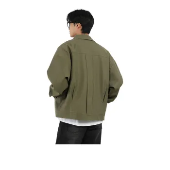 H.V.G.A Jackets Coats Unisex Army Green