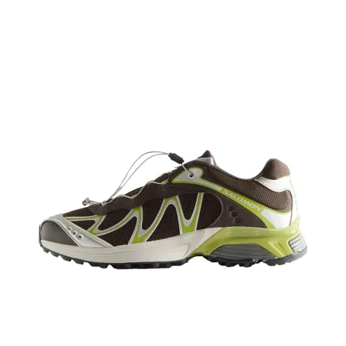 Patta x SALOMON XT WHISPER Anti Slip Wear Resistant Low Top Running Shoes Unisex Brown Green