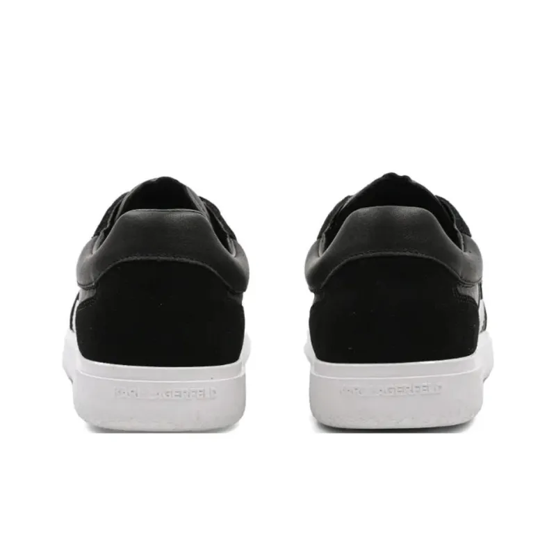 KARL LAGERFELD Atlas Ikon Low Top Skateboard Shoes Men's Black-5