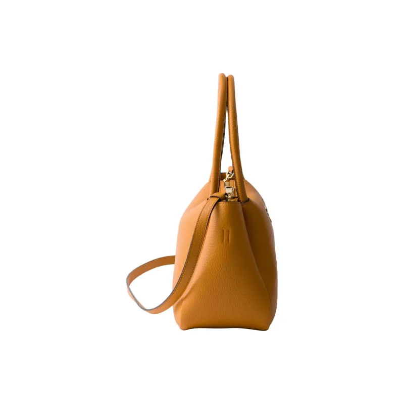 PRADA Calfskin Handbag Women's Amber-2