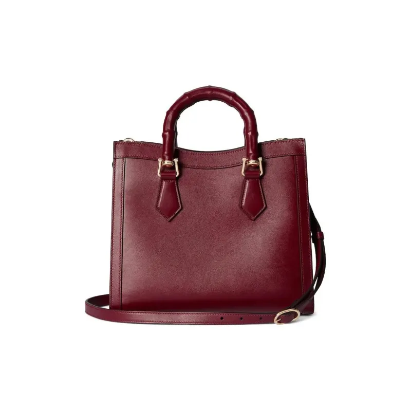 GUCCI Diana Leather Tote Bag, Shopping Bag, Shoulder Bag, Handbag Medium Size Women's Red-2