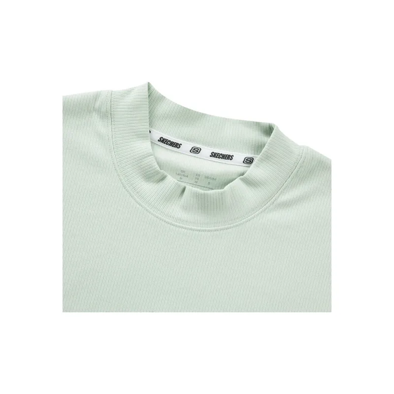 Skechers Set in Sleeve T Shirt Women's Lily Green-3