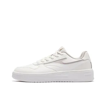 Erke Anti Slip Wear Resistant Low Top Skateboard Shoes Women's White Gray
