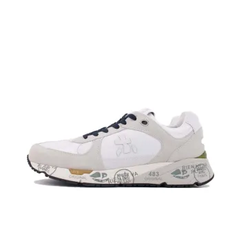 PREMIATA Mase Low Top Casual Shoes Men's White Gray