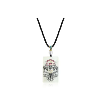 Tang Zhi Serpentine Jade Necklaces Unisex
