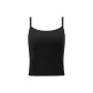 [Ribbed Bandeau Camisole]Raw Chocolate Black