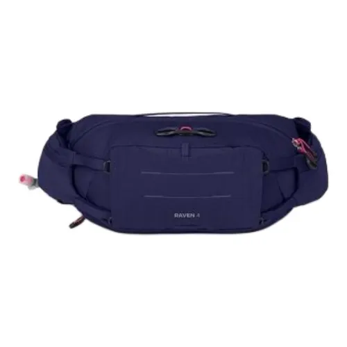 OSPREY Recycled Nylon Sling Bag, Fanny Pack Regular Unisex Gray & Orange