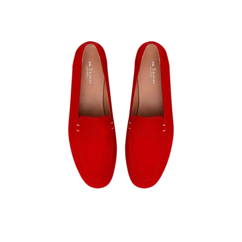 KITON Loafers Women's Red-3