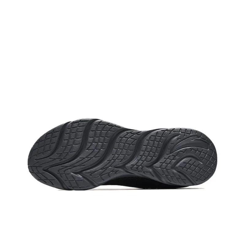 CHAOJIANTA Slip Resistant Breathable Cushioning Low Top Casual Running Shoes Men's Black-4