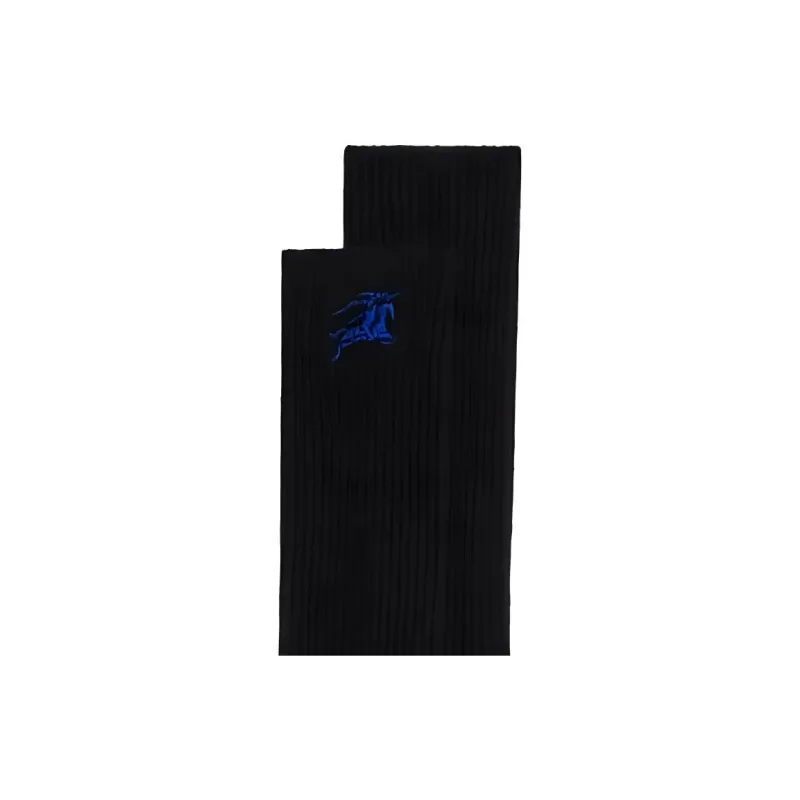 Burberry FW23 Knee-High Socks Men's 1 Pack Black-2