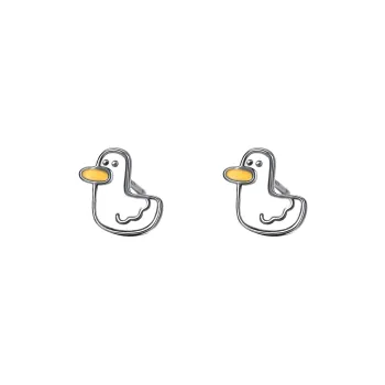 MIDNIGHT MOMENT S999 Silver Stud Earrings Women's