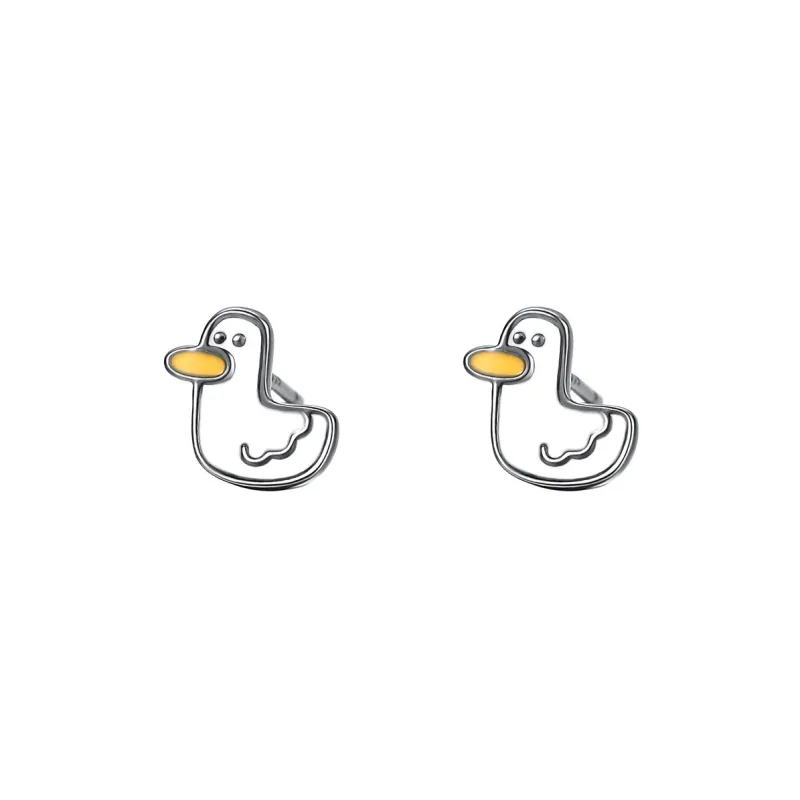 MIDNIGHT MOMENT S999 Silver Stud Earrings Women's-0